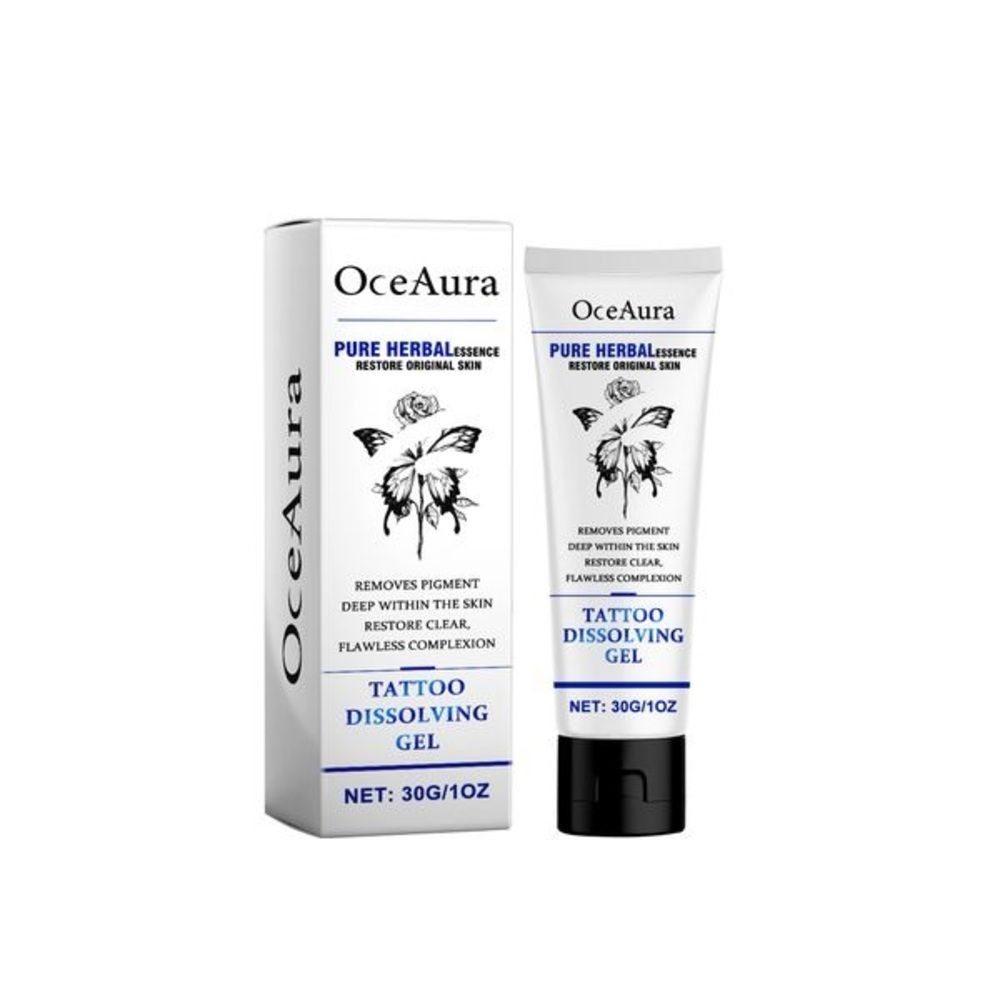 OceAura Tattoo Dissolving Gel – Pure Herbal Essence NWT | 0.1 oz |🌿
